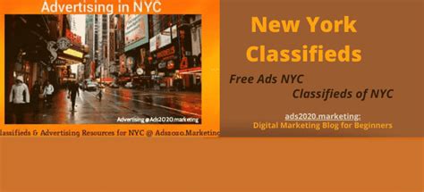 Free classifieds New York